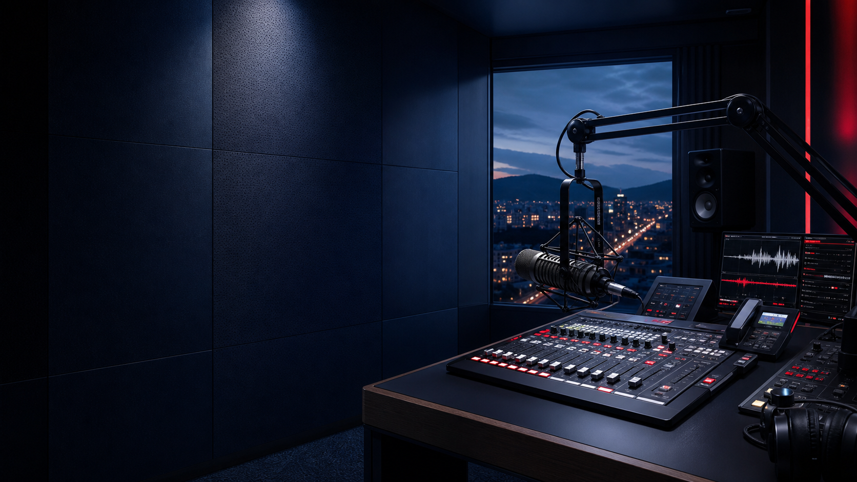 Radio studio sa pogledom na Užice