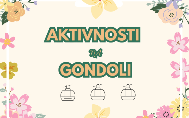 Program Gold gondole za prvomajske praznike