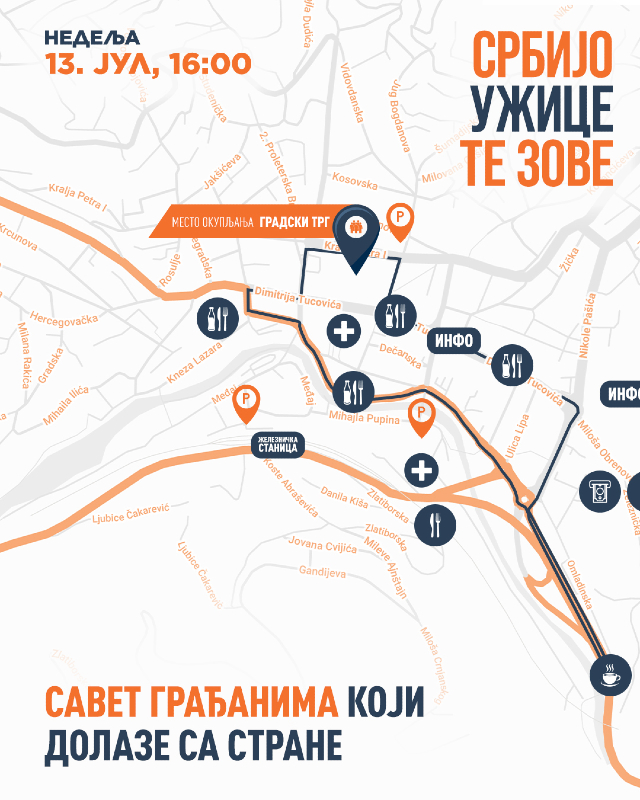 Mapa protesta