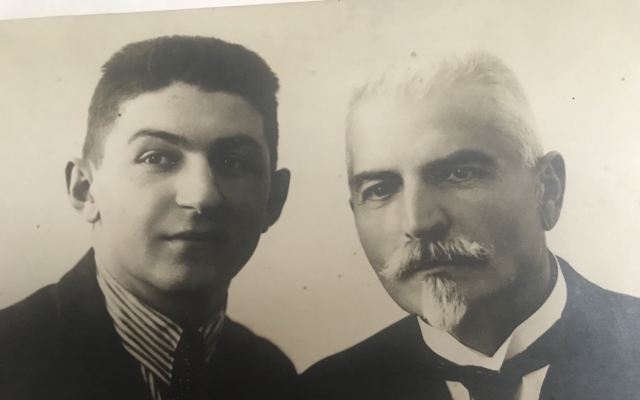 Foto: Privatna arhiva - Branislav i Mališa Atanacković, sin i otac. Fotografija iz zajedničkog putovanja tokom Prvog svetskog rata, kada je i nastao Mališin Dnevni