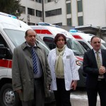 gradonacelnik-tihomir-petkovicdirektorka-uzicke-bolnice-dr-jelena-rakovic-radivojevic-i-direktor-zdravstvenog-centra-uzice-dr-milos-bozovic