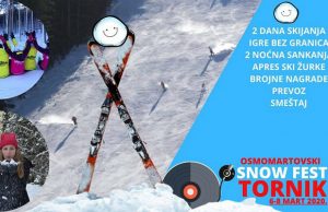 Osmomartovski ski vikend Tornik- Snow fest