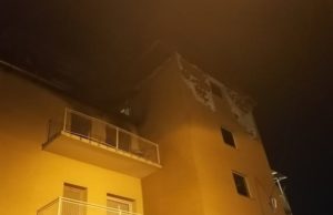 Požar u Krčagovu, četiri povređene osobe