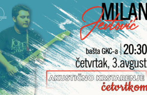 U četvrtak Milan Jevtović u GKC-u