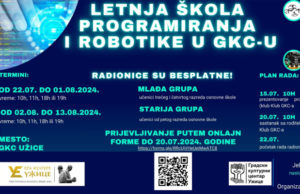 Letnja škola programiranja i robotike u dva termina