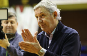 Poseta selektora košarkaške reprezentacije Srbije Svetislava Pešića na oduševljenje Užičana