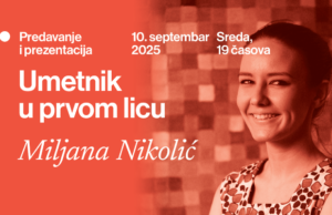 „Umetnik u prvom licu“ u Reflektoru – gošća Miljana Nikolić