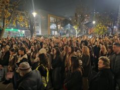 Užički gimnazijalci u protestu podrške Dijani Hrki