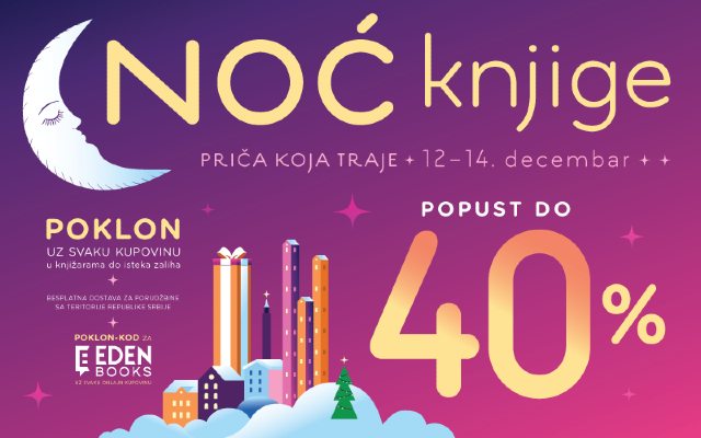 Noć knjige od 12. do 14. decembra!