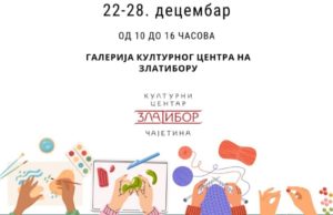 „Otvoreni atelje“ od 22. do 28. decembra u KC Zlatibor