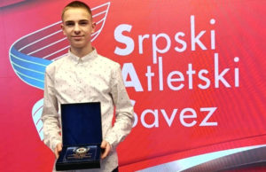 Užički atletičar Mihajlo Jakšić proglašen za najboljeg u Srbiji