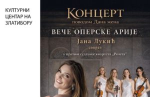 Dan žena ─ Veče operske arije u subotu u KC „Zlatibor“
