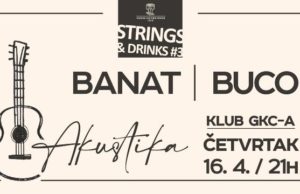 Akustični duet Banata i Buca na trećoj večeri Strings & Drinks