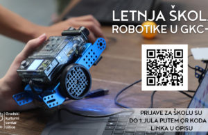 Detalji prijave za Letnju školu robotike i programiranja: Putem QR kod ili linka