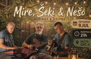 Trio Mire, Šeki i Nešo večeras u GKC-u
