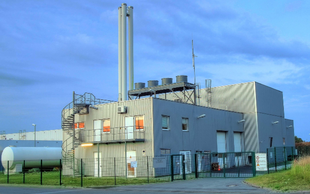 Biogas toplana