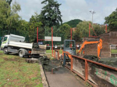 Počela rekonstrukcija terena za mali fudbal na Gradskoj plaži u Užicu