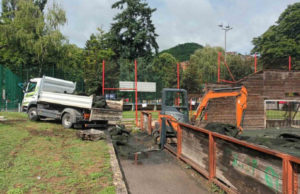 Počela rekonstrukcija terena za mali fudbal na Gradskoj plaži u Užicu